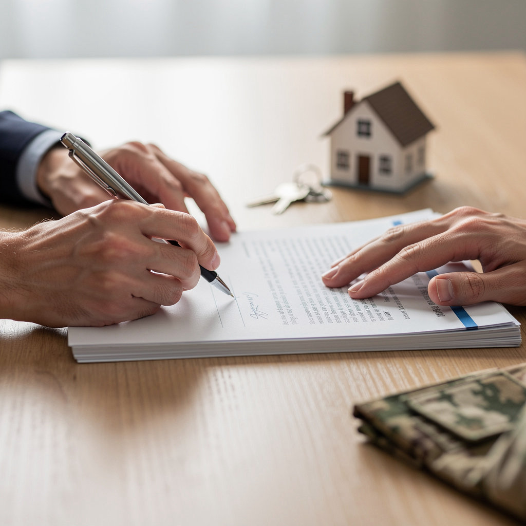 Veterans United Home Loans of San Diego expert discussing VA loan benefits with a veteran client in San Diego